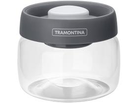 Pote de Vidro Hermético Tramontina com Tampa Redondo 400ml Purezza