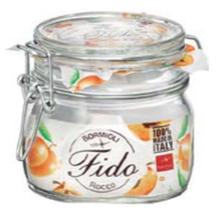 Pote de vidro hermético transparente - 500 ml Pote de vidro hermético transparente - 500 ml