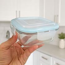 Pote De Vidro Hermético Vidro Resistente Com Tampa 370ml