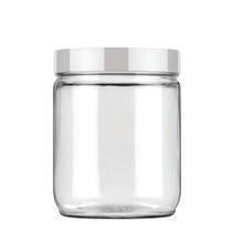 Pote de Vidro Liso 750ml Branco Invicta Pote de Vidro Liso 750ml Branco Invicta