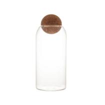 Pote De Vidro Liso Com Esfera De Cortiça 1,1l Lyor Pote De Vidro Liso Com Esfera De Cortiça 1,1l Lyor