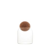 Pote De Vidro Liso Com Esfera De Cortiça 510 Ml Lyor Pote De Vidro Liso Com Esfera De Cortiça 510 Ml Lyor