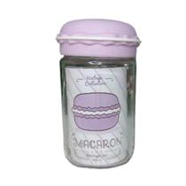 Pote de Vidro Macaron 660ml - Hermético e Elegante Modelo:1
