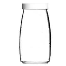 Pote De Vidro Mandacaru Liso Com Tampa 2 Litros Branco Pote De Vidro Mandacaru Liso Com Tampa 2 Litros Branco