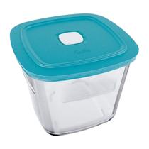 Pote de Vidro Marinex Facilita Vap Azul , Branco e Verde 1L