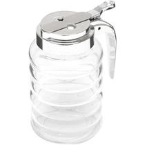 Pote De Vidro Meleira c/ Tampa Plástica Cromada 280ml Lyor