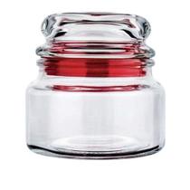 Pote de Vidro Multiuso Vermelho 350ml Euro Pote de Vidro Multiuso Vermelho 350ml Euro