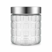 Pote De Vidro Organizador 800ml Tampa Rosca Inox Mantimento Cozinha Potes Hermetico Tapuer Plastico Café Açucar Biscoito Bolacha