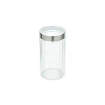 Pote de Vidro Organizador C/Tampa Inox e Visor Acrílico 1,6L Pote de Vidro Organizador C/Tampa Inox e Visor Acrílico 1,6L
