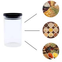 Pote De Vidro P/ Armazenamento Alimentos Com Tampa 1L Multifuncional 7871 - Mor Pote De Vidro P/ Armazenamento Alimentos Com Tampa 1L Multifuncional 7871 - Mor
