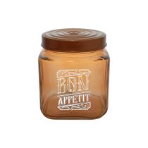 Pote de Vidro para Mantimento Bon Appetit Bronze 1 Litro - Casambiente H172010800