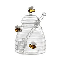 Pote De Vidro Para Mel Com Colher E Tampa, Decoração De Cozinha Estilo Fazenda, Dispensador De Mel, Pote De Vidro Para Mel Com Colher E Tampa, Decoração De Cozinha Estilo Fazenda, Dispensador De Mel,