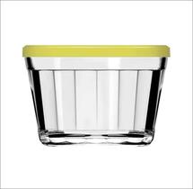 Pote De Vidro pote com tampa 350ml Freezer Microondas Forno