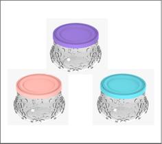 Pote De Vidro Pote com Tampa Nature 205ml 12