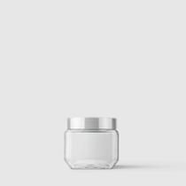 Pote de Vidro Quadrado Collection 800ml Inox Escovado Invicta