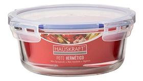 Pote De Vidro Redondo Tampa Hermética 580ML Alimentos Pote De Vidro Redondo Tampa Hermética 580ML Alimentos