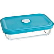 Pote de Vidro Retangular 750ml Vap Marinex