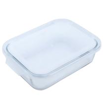 Pote de Vidro Retangular com Tampa 1L 007803 - Mor Pote de Vidro Retangular com Tampa 1L 007803 - Mor