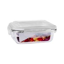 Pote de Vidro Retangular com Tampa Hermética 370ml Pote de Vidro Retangular com Tampa Hermética 370ml