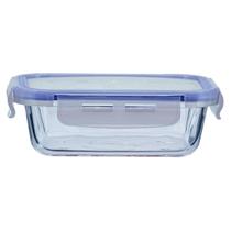 Pote de Vidro Retangular Hermético 1000 ml Mimo Style Pote de Vidro Retangular Hermético 1000 ml Mimo Style