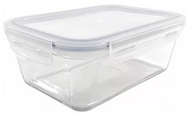 Pote De Vidro Retangular Hermetico Marmita 1000 Ml - Mimo