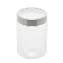 Pote de Vidro Sidney com Tampa Inox e Visor Acrílico 1,2 Lts Pote de Vidro Sidney com Tampa Inox e Visor Acrílico 1,2 Lts