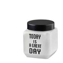 Pote de Vidro Tampa em Metal Today Is A Great Day 500ml Pote de Vidro Tampa em Metal Today Is A Great Day 500ml