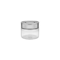 Pote de Vidro Tramontina Purezza com Tampa de Aço Inox 10 cm 0,4 L 61227010