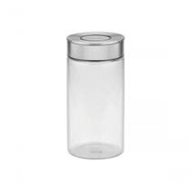 Pote De Vidro Tramontina Purezza Com Tampa De Aço Inox 10cm 1,4 Litros