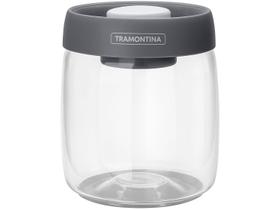 Pote de Vidro Tramontina Purezza com Tampa Plástica a Vácuo 0,8 L 61225080 Pote de Vidro Tramontina Purezza com Tampa Plástica a Vácuo 0,8 L 61225080