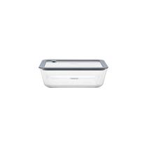 Pote de Vidro Tramontina Vittra Retangular com Tampa Hermética de Silicone 2,6 L