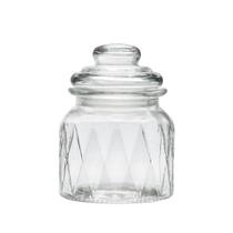 Pote de Vidro Transparente Diamond 15x11cm 600ml 5796