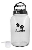 Pote De Vidro Vetrolar Pets 3250ml Com Colher E Alça Pote De Vidro Vetrolar Pets 3250ml Com Colher E Alça