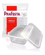Pote Descartável 150ml Freezer Microondas Marmita - 100 Und. - prafesta