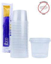 Pote Descartavel 500ml Pp Transparente 50un - Jbm