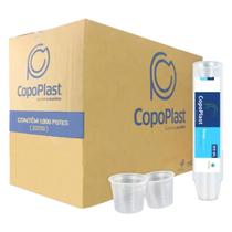 Pote Descartável Copoplast 300ml PS Transparente Caixa 1.000 Unidades 20x50 Doces Mousses Confeitarias Delivery