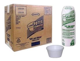 Pote Descartável De Isopor Branco Térmico 120Ml (1Cx)
