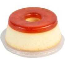 Pote Descartável Forma de Pudim Pequeno 80ML com Tampa Pacote 40 Unidades