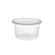 Pote Descartável Redondo com Tampa 250ml Pacote Com 24 unidades Prafesta Pote Descartável Redondo com Tampa 250ml Pacote Com 24 unidades Prafesta