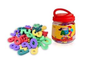 Pote Didático Escolar Números em EVA Matemática - 105 unid