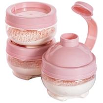 Pote Dosador De Leite Encaixar Gire E Trave Rosa Plasutil