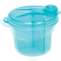 Pote Dosador Para Leite Em Pó e Fórmula Buba 300ml Com 3 Compartimentos e Divisória Removível