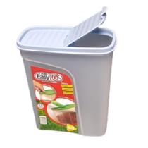 Pote Easy Lock Graduado 2,5Lts para Cereais, Mantimentos, Produtos de Limpeza 2,5Lts Delta Útil