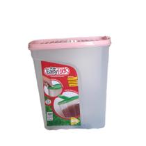 Pote Easy Lock Graduado 2,5Lts para Cereais, Mantimentos, Produtos de Limpeza 2,5Lts Delta Útil