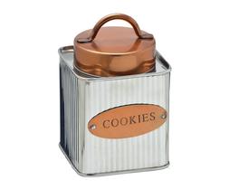 Pote em aço inox para cookies biscoitos 16 cm mabruk
