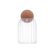 Pote em Vidro com Tampa Esfera em Rolha Classic 550ml - Lyor Pote em Vidro com Tampa Esfera em Rolha Classic 550ml - Lyor
