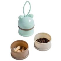 Pote Empilhável com Tampa - Armazenamento para Leite em Pó e Petiscos