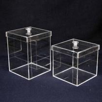 Pote Exp. 15X20X40 cm p/ 12 lts -.Acrílico 4MM