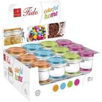 Pote Fido Bormioli Rocco Italiano Tampa Hermética Azul 200ml Pote Fido Bormioli Rocco Italiano Tampa Hermética Azul 200ml