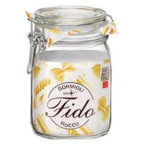 Pote Fido Italiano Hermetico De Vidro 1 Litro Bormioli Rocco